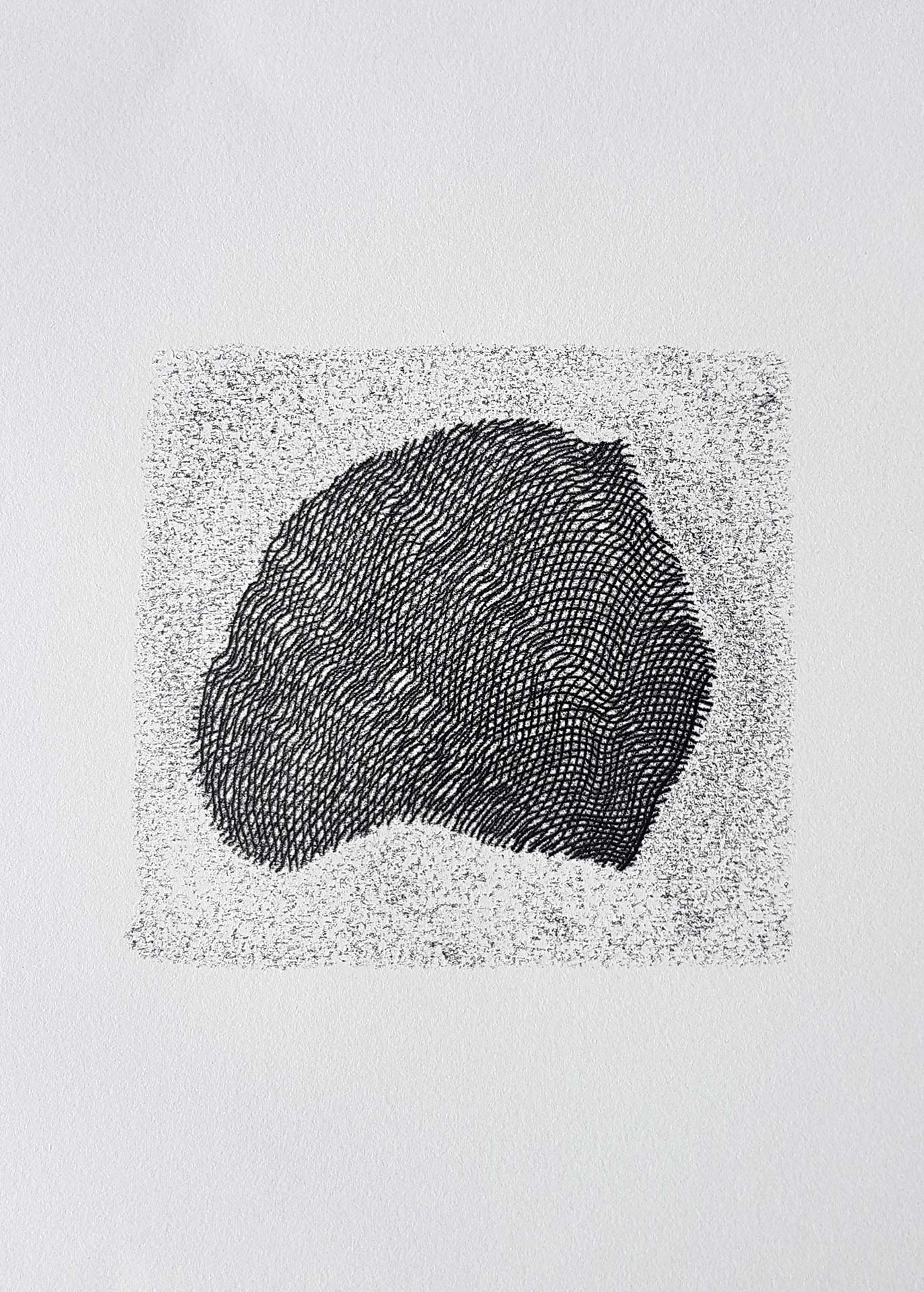 Lignes, oeuvre viviane rabaud, encre, estampe, lignes noires sur fond blanc