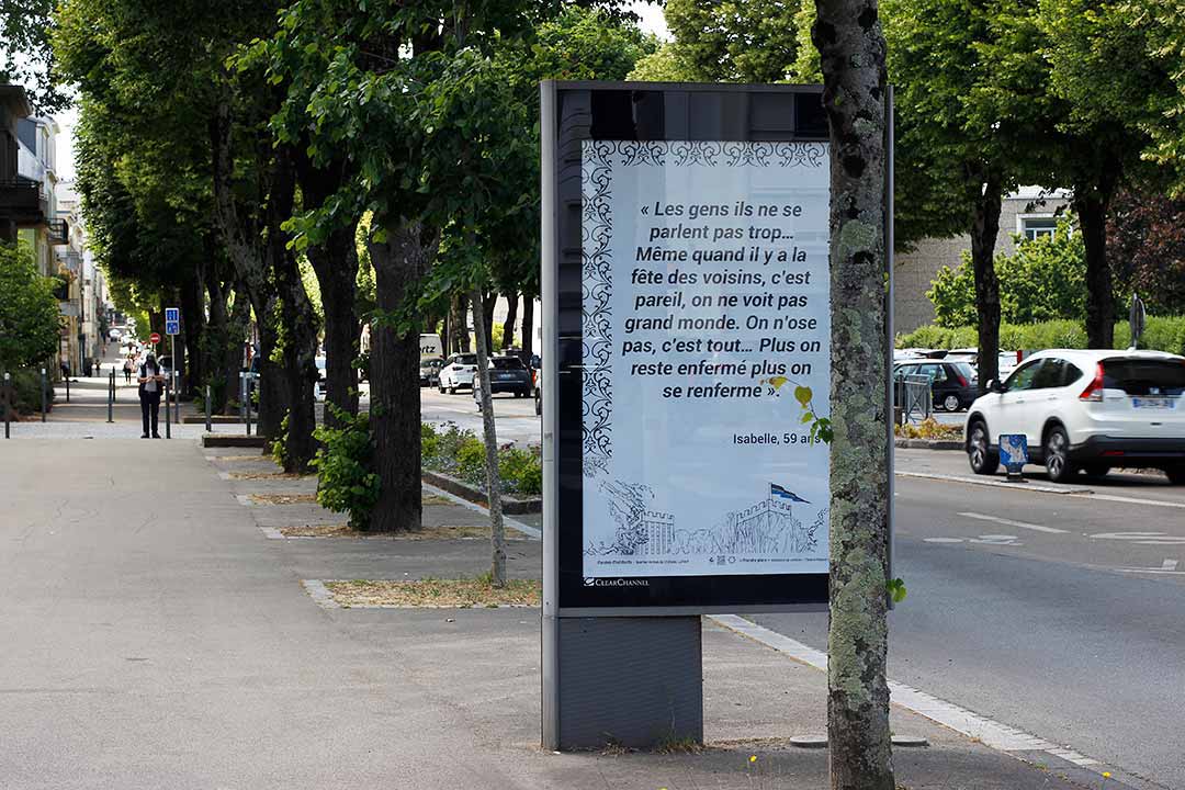 prendre-place-lorient-bois-du-chateau-mur-prenomade-clear-channel-viviane-rabaud-8 prendre place, parole, espace public, sucettes clear-channel, art contemporain, projet art participatif, mur prénomade, lorient, viviane rabaud