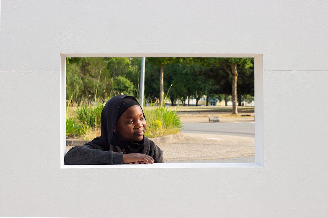 Maïva, 15 ans prendre place, parole, art contemporain, projet art participatif, voyage au chateau, lorient, viviane rabaud