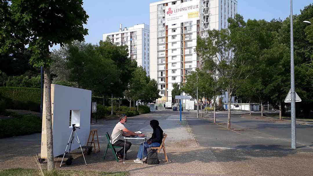 voyage-au-chateau-prendre-place-lorient-viviane-rabaud-7 prendre place, parole, art contemporain, projet art participatif, voyage au chateau, lorient, viviane rabaud