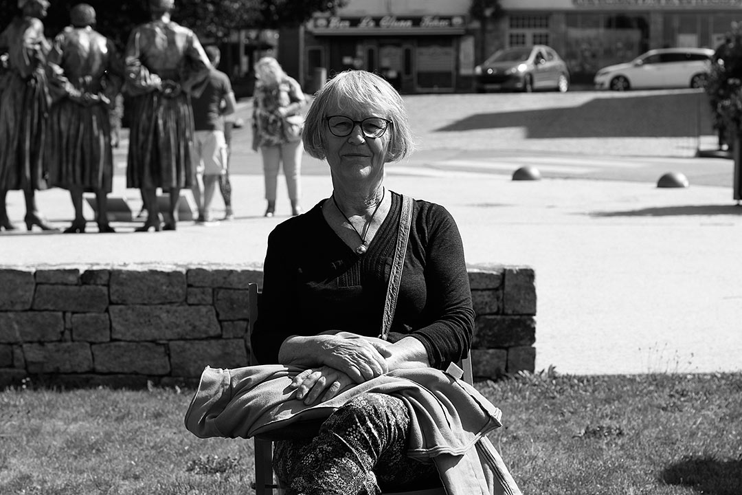 Portrait d'habitants, carhaix, viviane rabaud. portrait de participant.